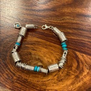 Vintage Genuine Silver925 bracelet Turquoise stone